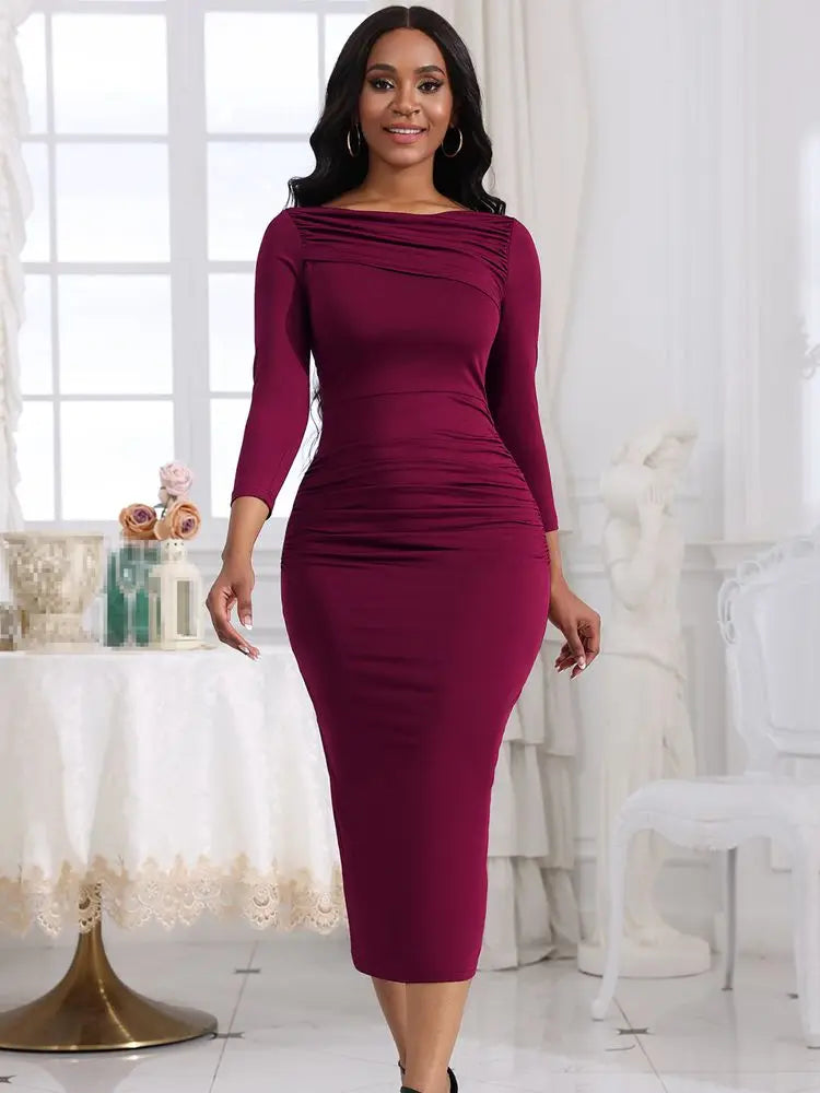 Elegant Women's Birthday, Church & Party Dress – | Fall Collection