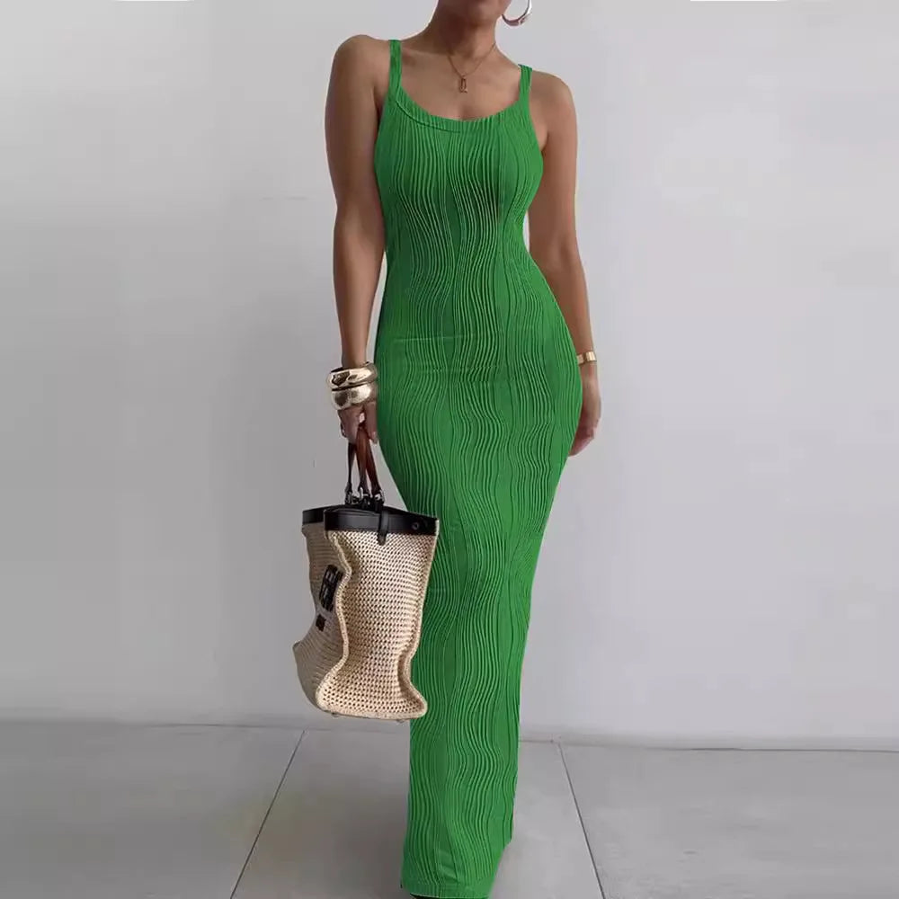 Sleeveless Dress for Women – Curve-Hugging, Elegant Perfection!