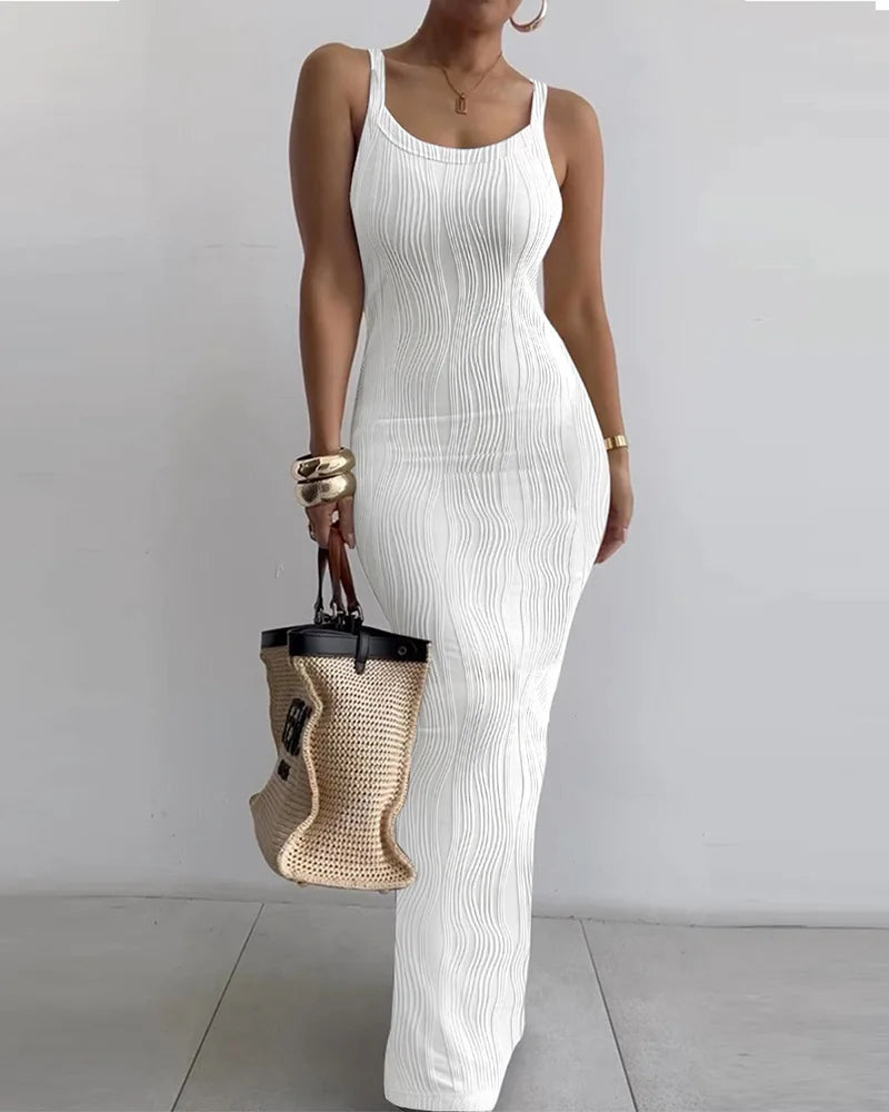 Sleeveless Dress for Women – Curve-Hugging, Elegant Perfection!